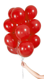 Ballons Rouges 23cm - 30 pièces