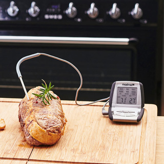 Thermomètre à four Mastrad avec sonde M°Classic noir - Cook & Bake Belgique